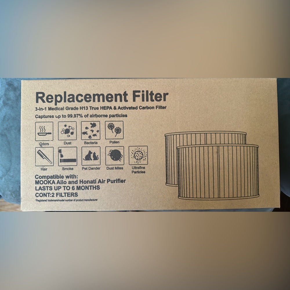 H13 True Hepa Filter Replacement 2 pack New